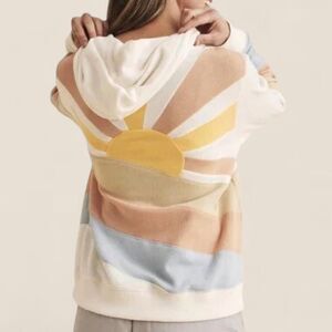 Faherty Radiant Hoodie Sunset Glow Size Small Womens Sweatshirt | size large